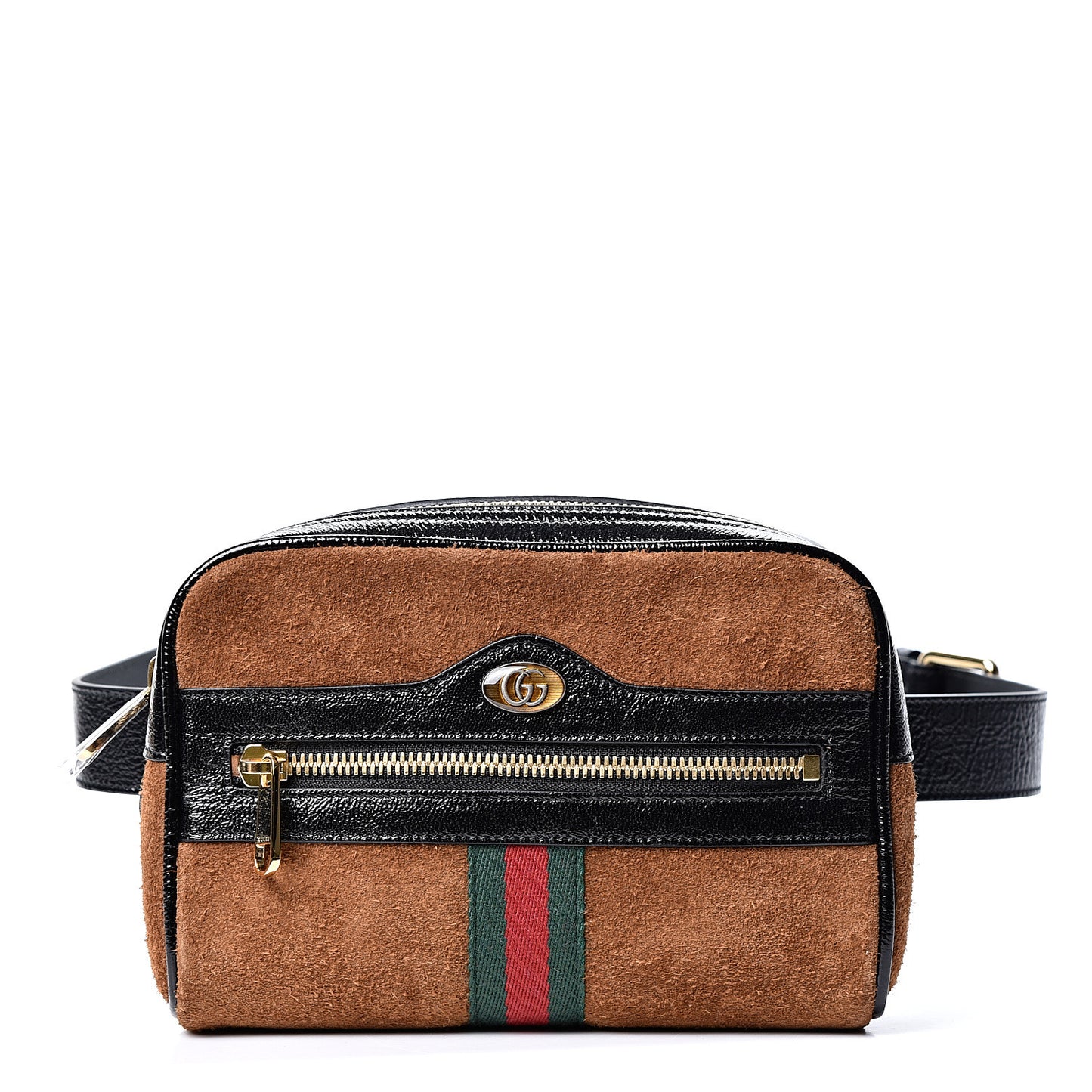 Suede Small Ophidia Belt Bag 95 38 Brown