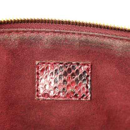 Louis Vuitton Snakeskin Monogram Pallas Red 8 of 12