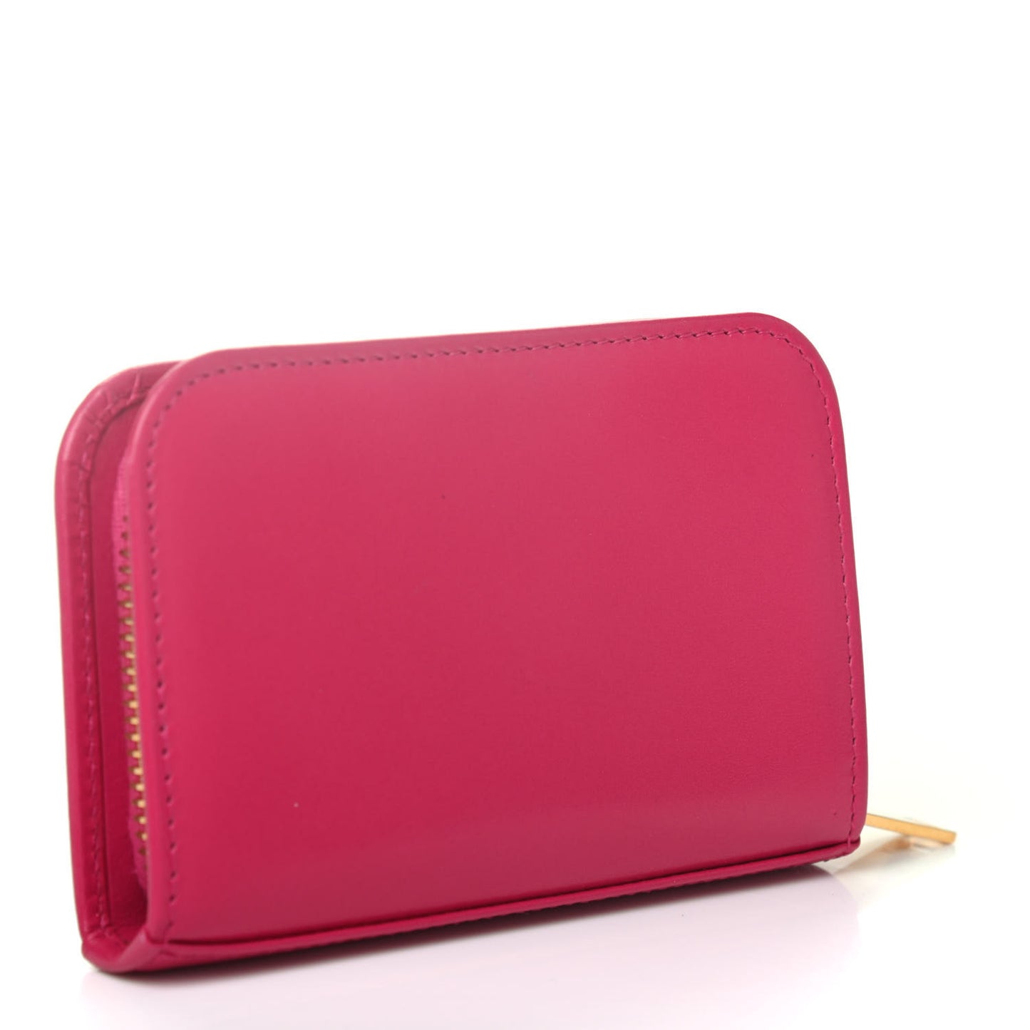 Calfskin Small Coin Purse Fuchsia