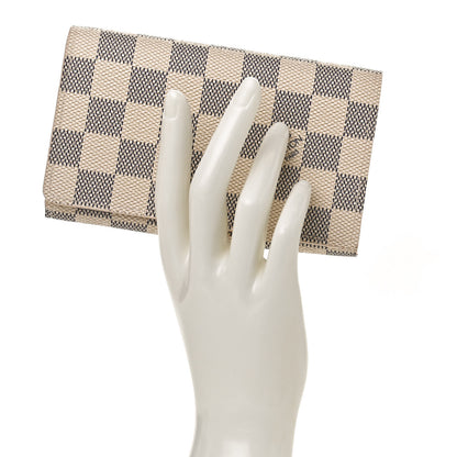 Louis Vuitton Damier Azur Port Monnaie Billets Tresor Wallet 2 of 9