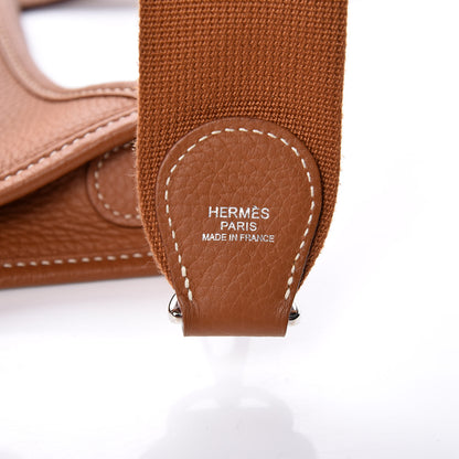 Hermes Taurillon Clemence Evelyne III PM Gold 8 of 12