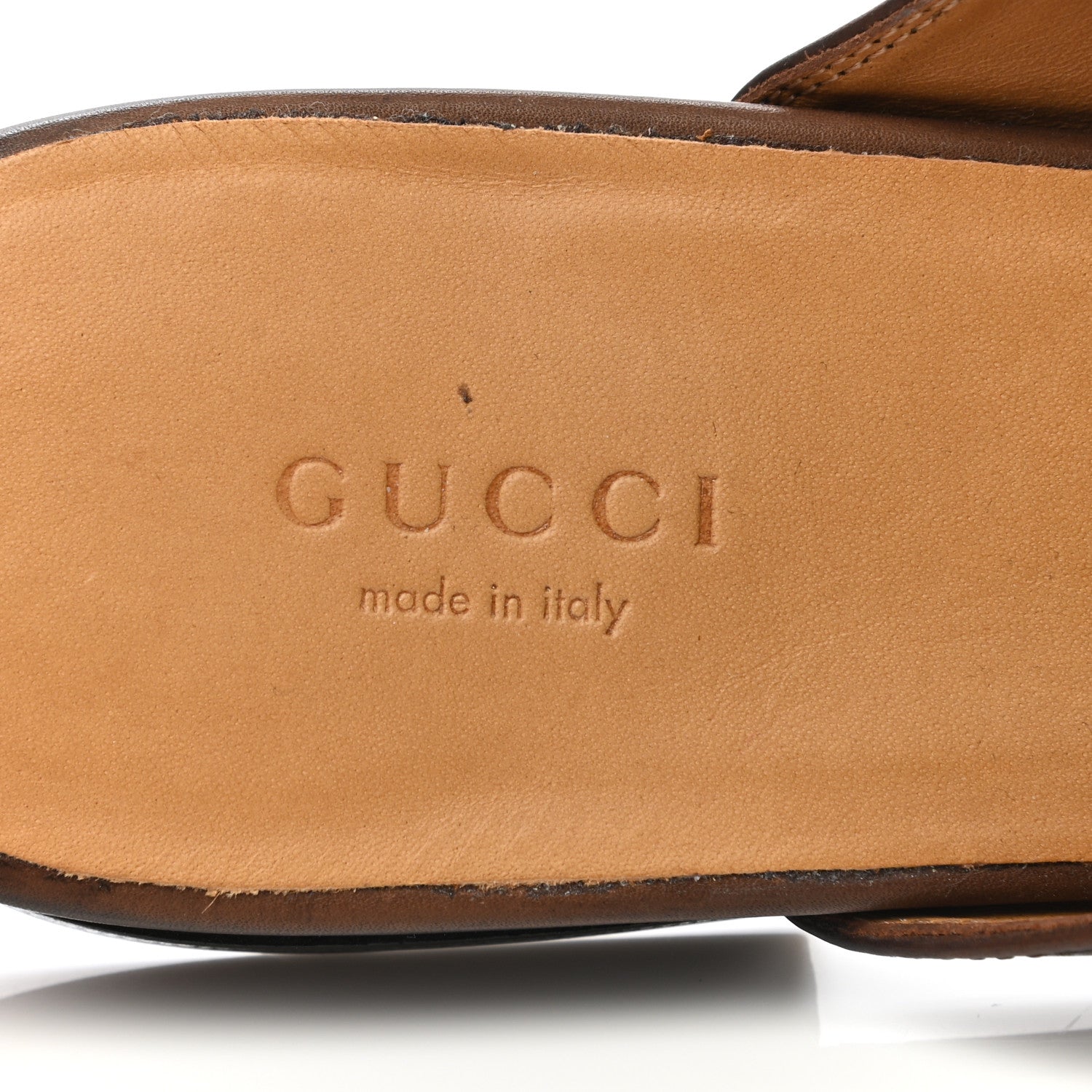 Gucci Calfskin Womens Princetown Slippers 39 Fondente Brown 5 of 10
