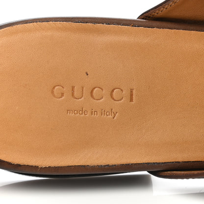 Gucci Calfskin Womens Princetown Slippers 39 Fondente Brown 5 of 10