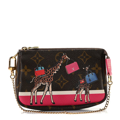 Louis Vuitton Monogram 2017 Christmas Animation Mini Pochette Accessories 1 of 8