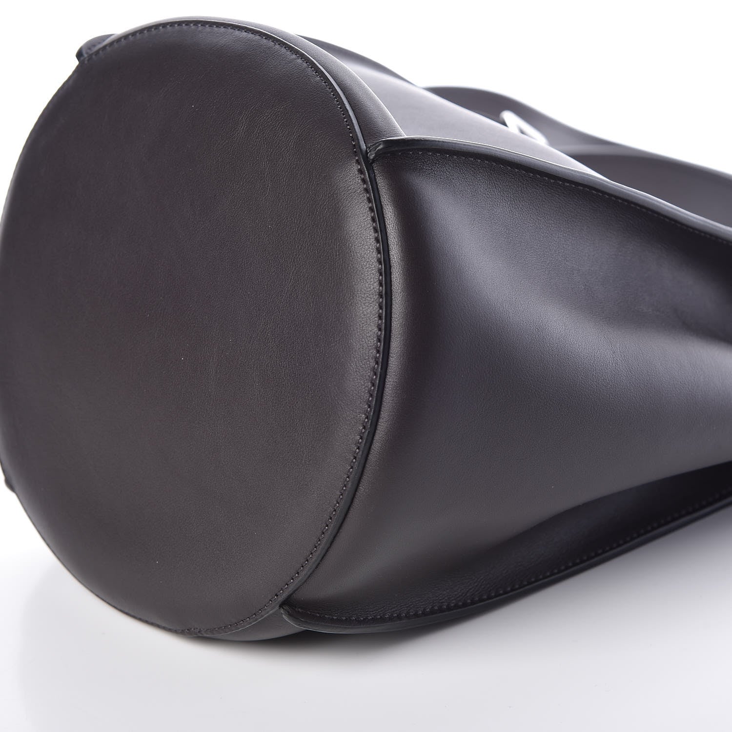 Celine Smooth Calfskin Long Strap Big Bucket Bag Liquorice 6 of 9