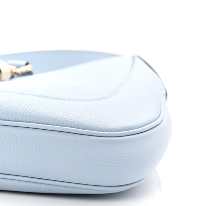 Gucci Grained Calfskin Web Medium Jackie 1961 Hobo Light Blue 10 of 10