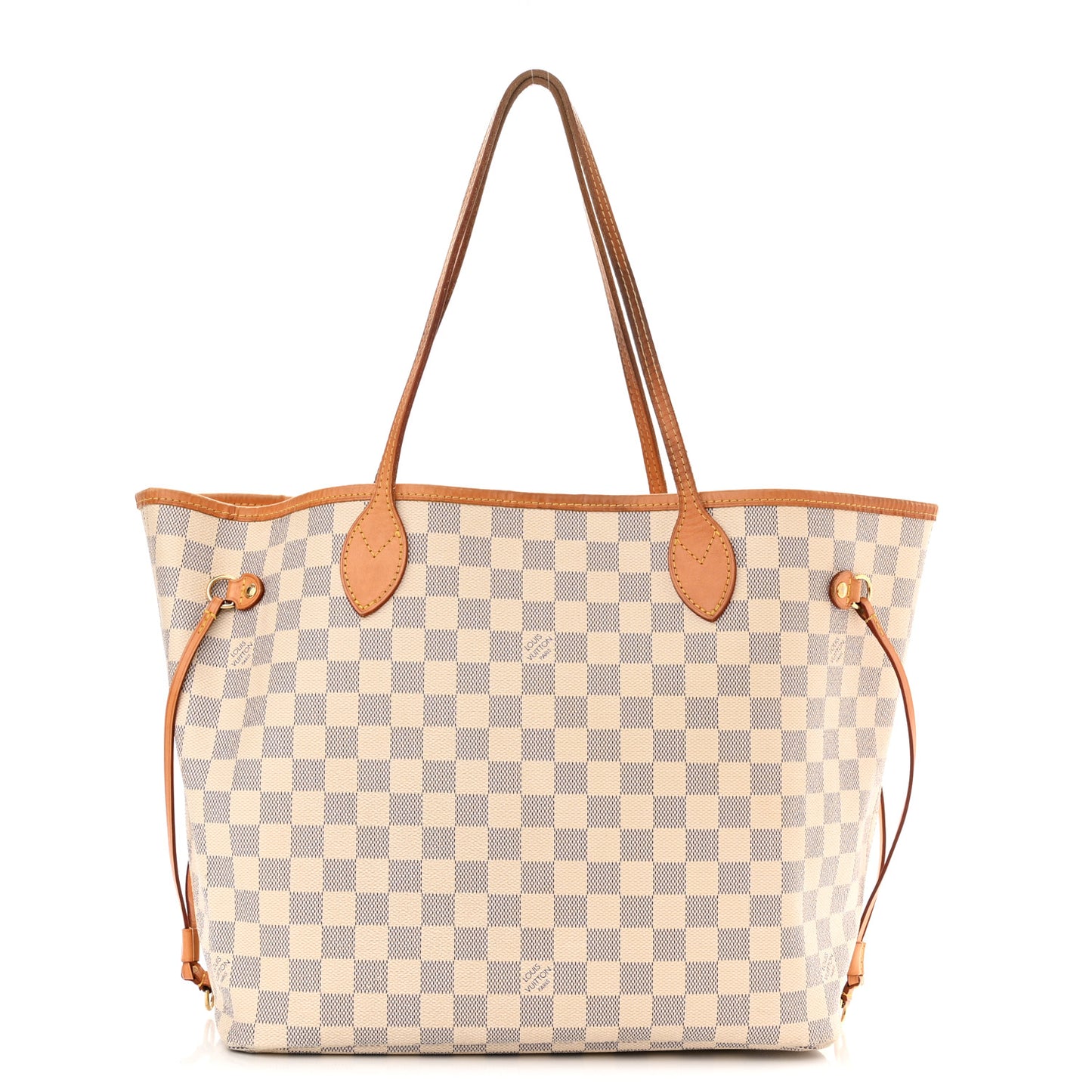 Damier Azur Neo Neverfull MM Rose Ballerine