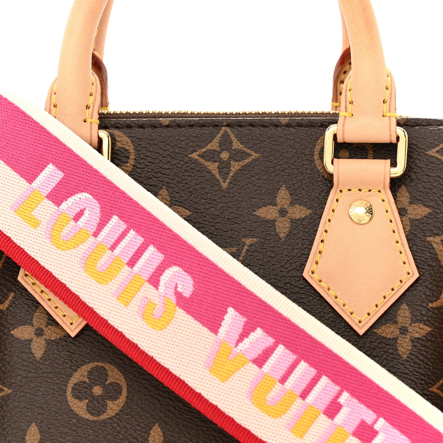 Monogram Speedy Bandouliere 20 Fuchsia