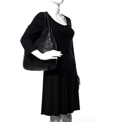 Bottega Veneta Nappa Intrecciato Julie Tote Black 2 of 8