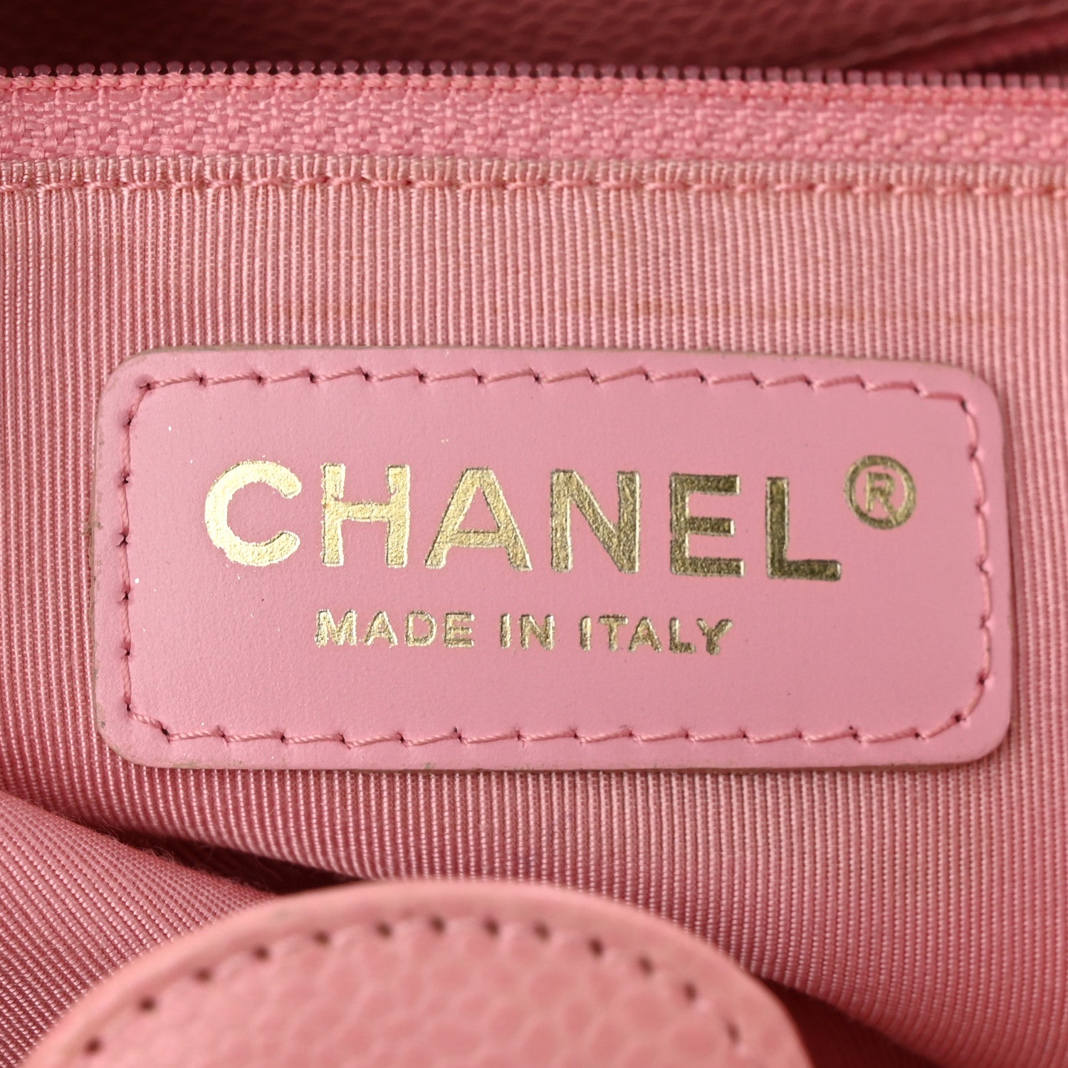 Chanel Caviar Quilted Petit Shopping Tote PST Pink 6 of 16