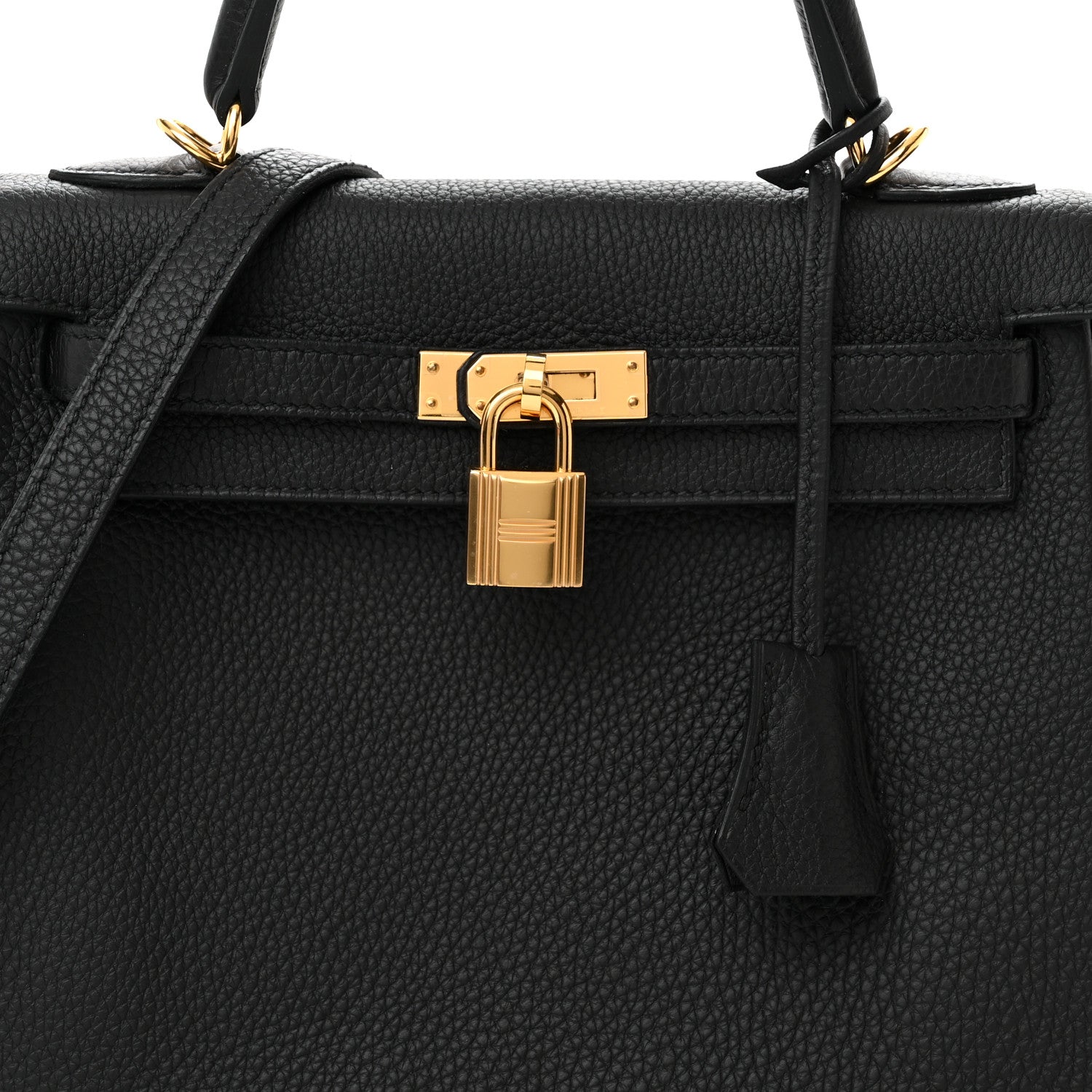 Hermes Togo Kelly Retourne 25 Black 8 of 13