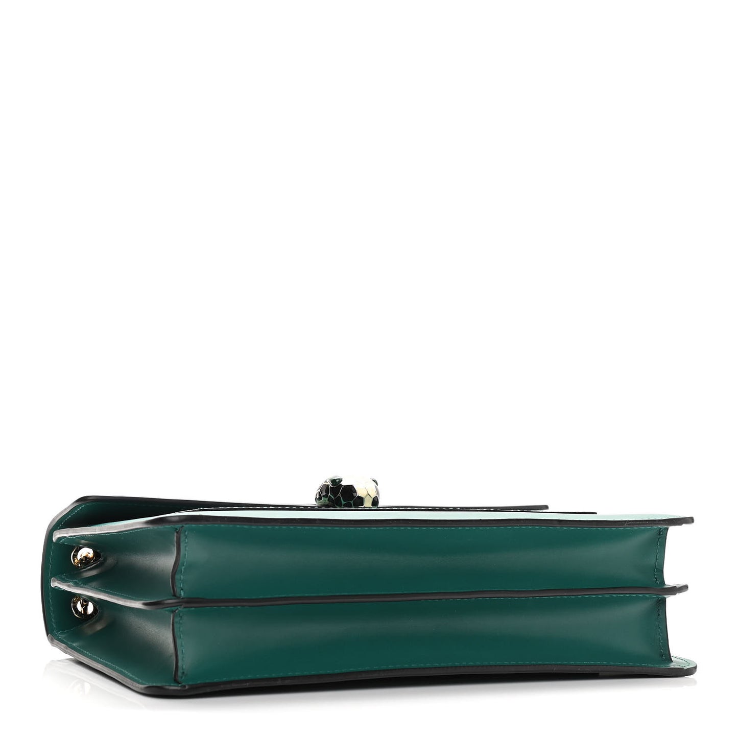 Calfskin Serpenti Forever Shoulder Bag Emerald Green