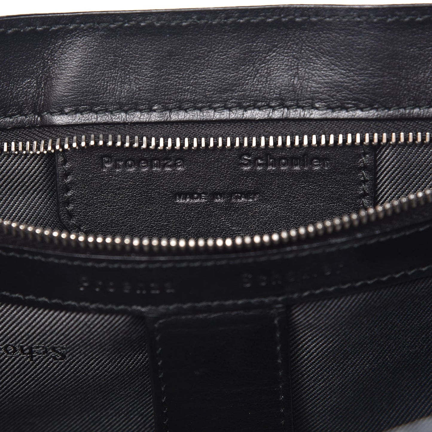 Lambskin Karung Ayers Medium Paneled PS1 Satchel Black