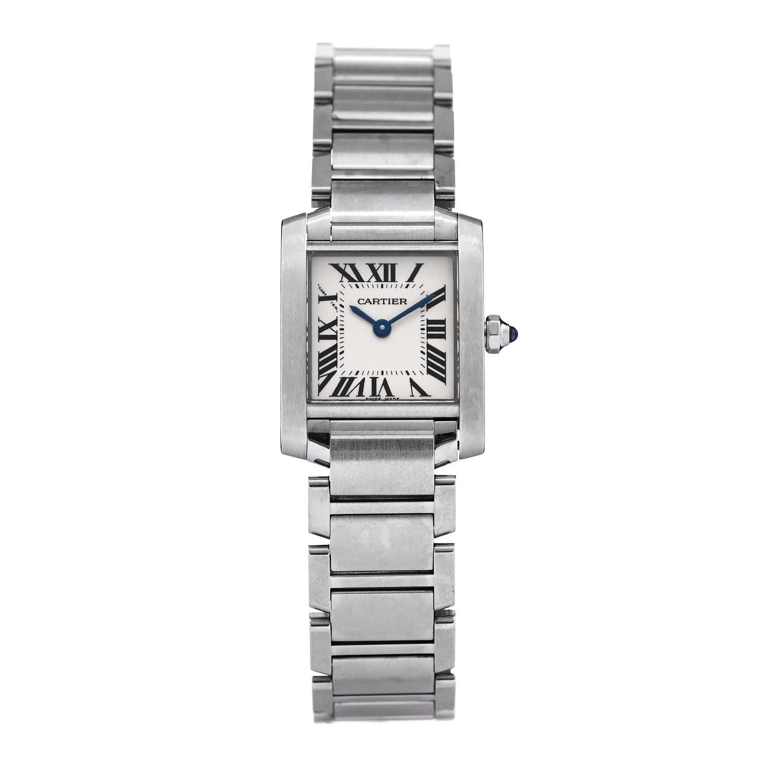 Cartier Stainless Steel 20mm Tank Francaise Quartz Watch 1 of 4