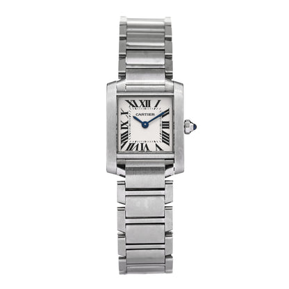 Cartier Stainless Steel 20mm Tank Francaise Quartz Watch 1 of 4