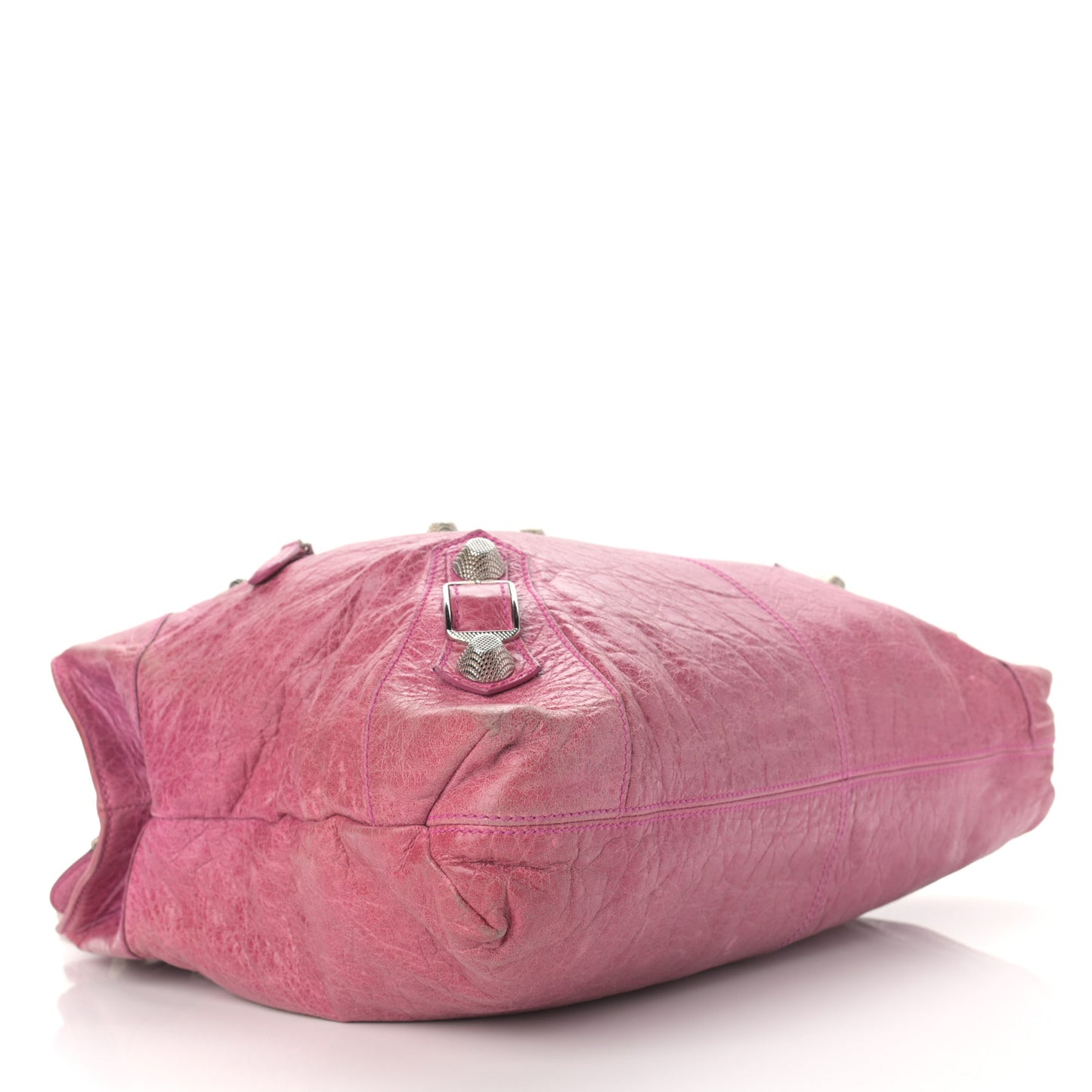 Agneau Giant 21 Silver Hardware Brief Magenta
