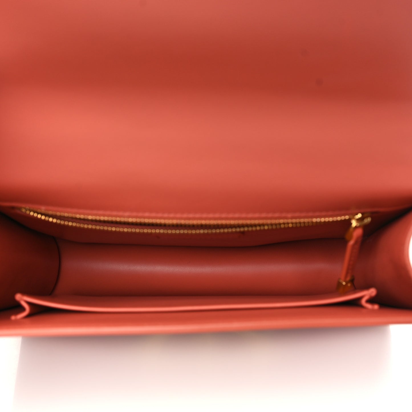 Smooth Calfskin 30 Montaigne Flap Bag Indian Red
