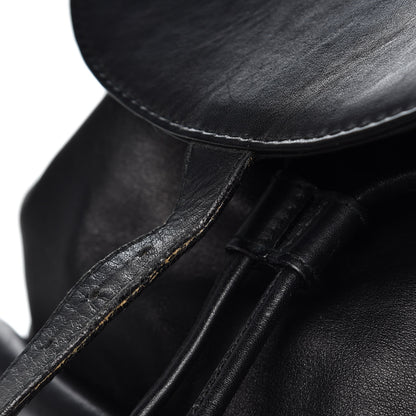 Gucci Calfskin Bamboo Backpack Black 8 of 15