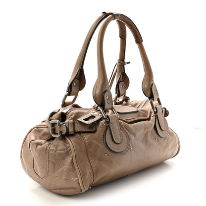 Chloe Calfskin Medium Paddington Satchel Beige 3 of 10