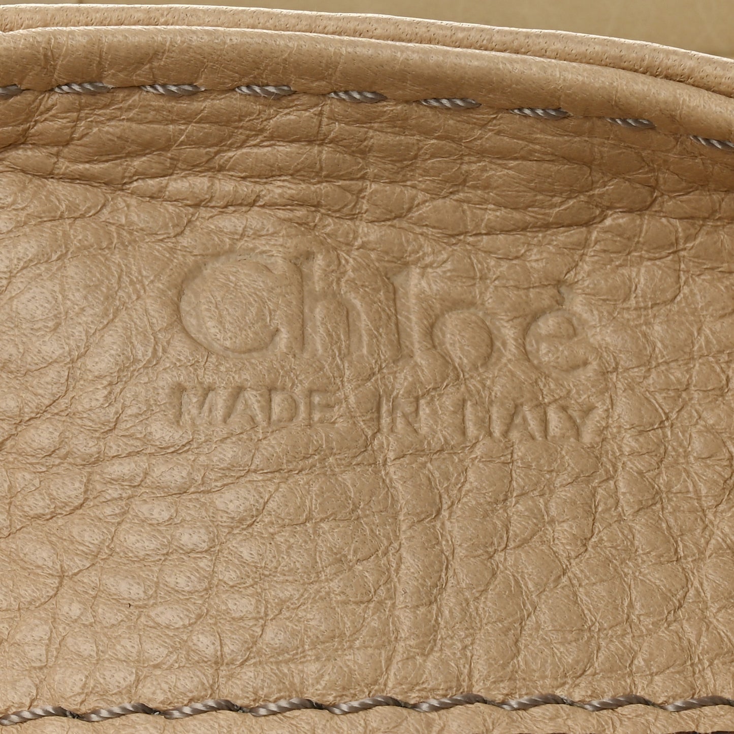 Calfskin Paddington Front Pocket Tote Creme