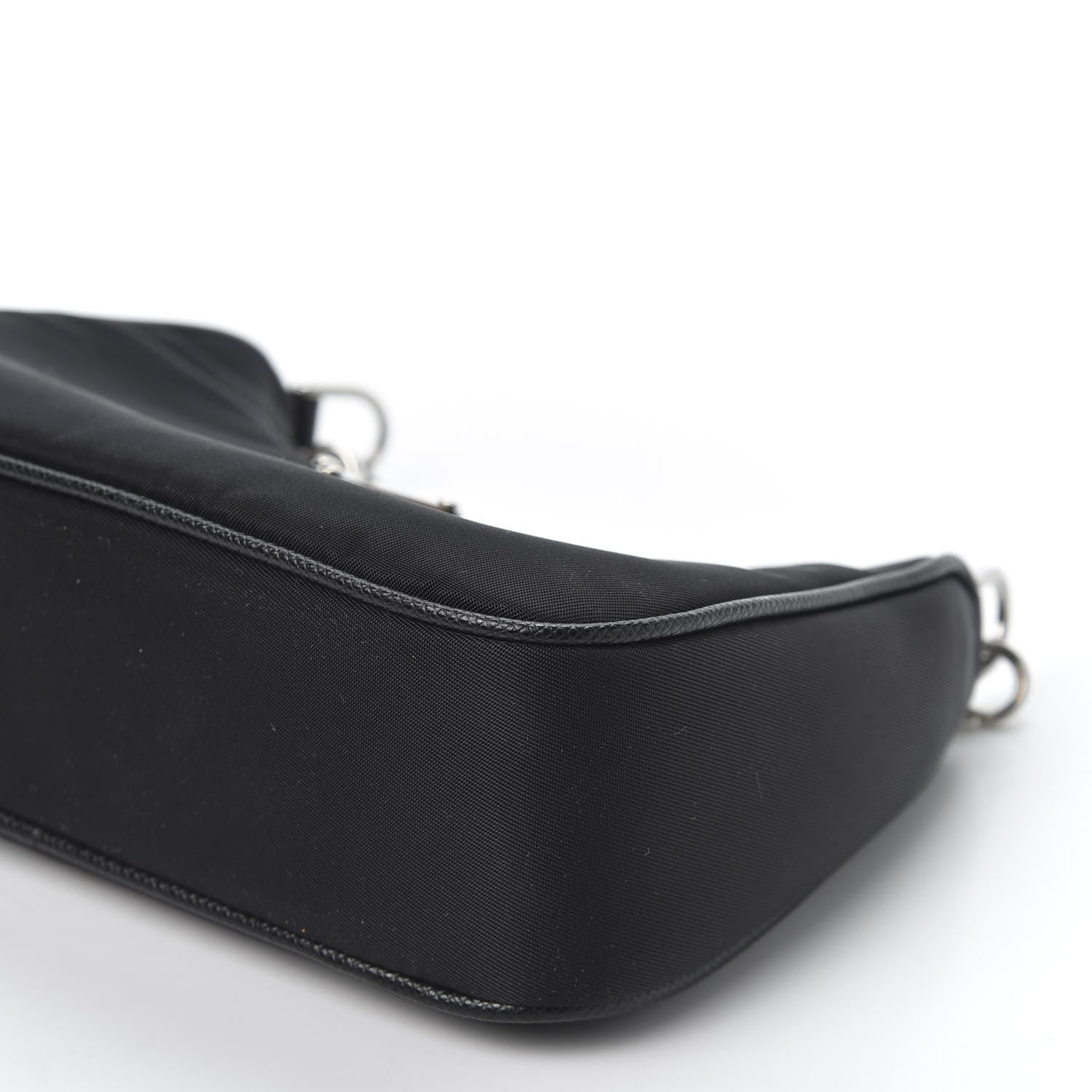 Prada Tessuto Nylon Mini Re-Edition 2000 Shoulder Bag Black 6 of 8