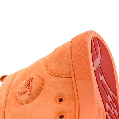 Christian Louboutin Veau Velours Mens Louis Orlato Flat Spikes Sneakers 41.5 Melon May 9 of 10