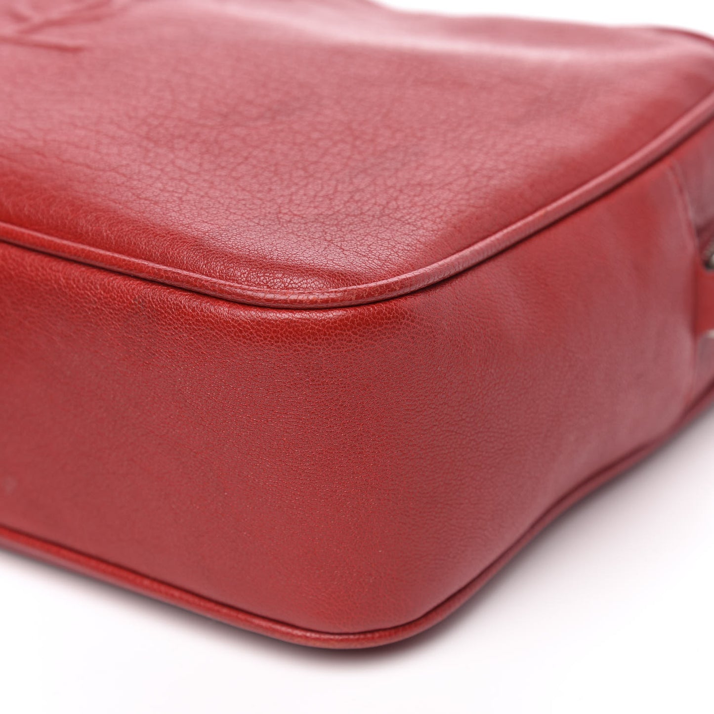 Calfskin Monogram Small Lou Camera Bag Red