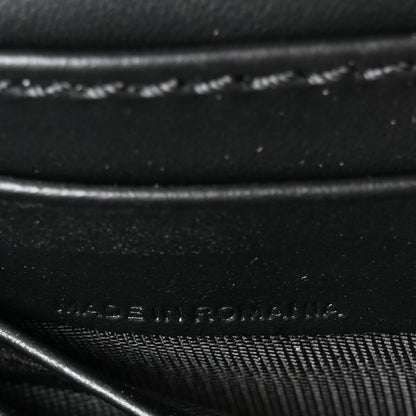 Burberry Derby Calfskin House Check Wallet On Chain Black 7 of 11