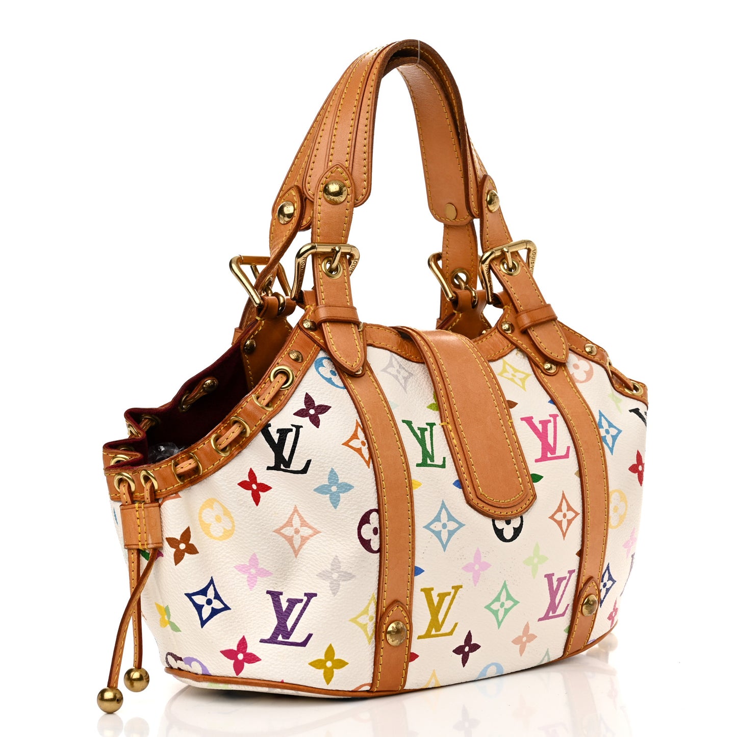 Monogram Multicolor Theda GM White