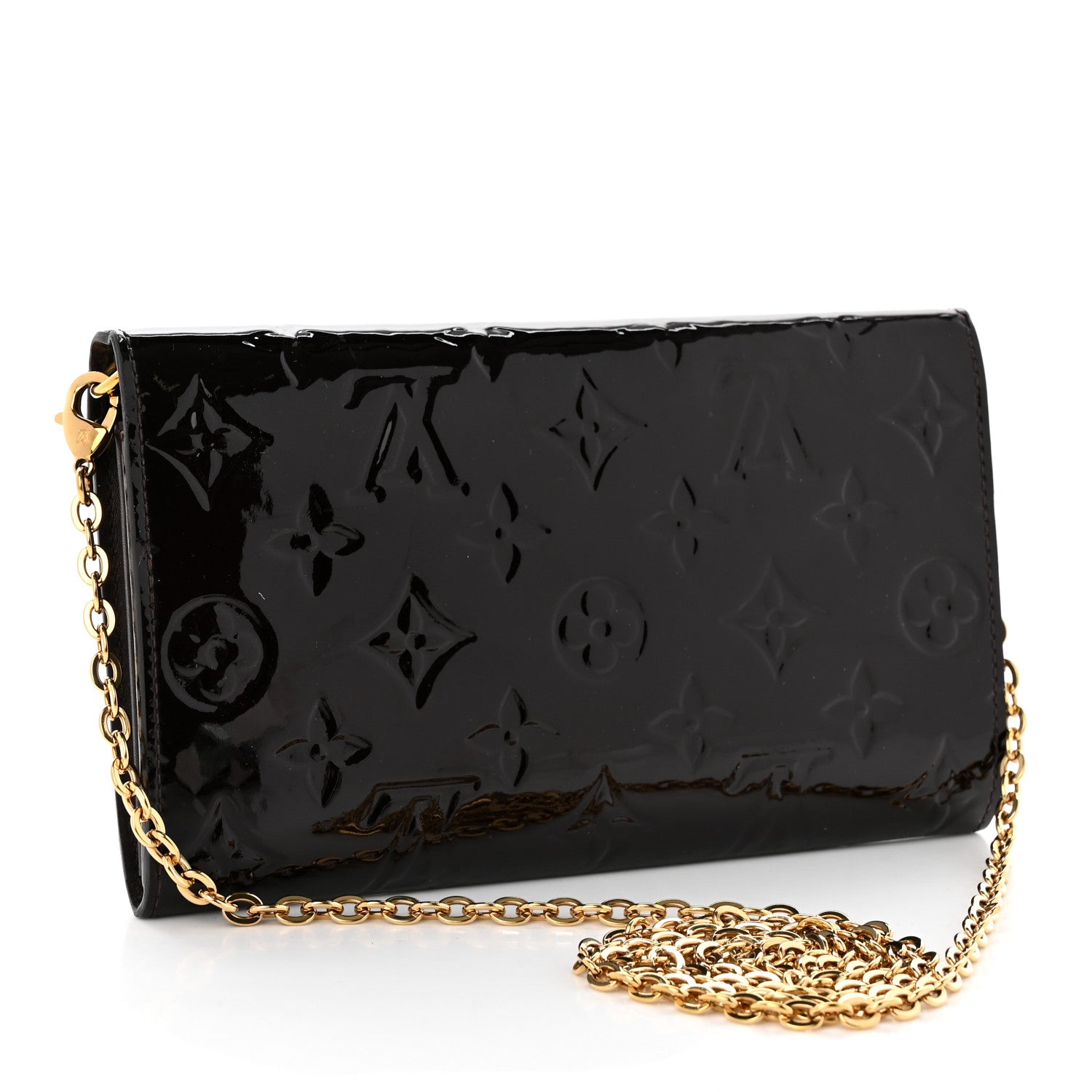 Louis Vuitton Vernis Mira MV Chain Wallet Amarante 2 of 11