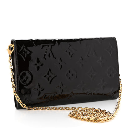 Louis Vuitton Vernis Mira MV Chain Wallet Amarante 2 of 11