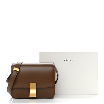 Celine Smooth Calfskin Small Classic Box Flap Bag Camel 15 of 15