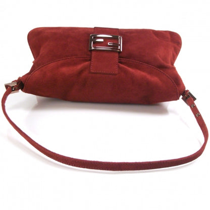 Fendi Suede Baguette Red 6 of 14