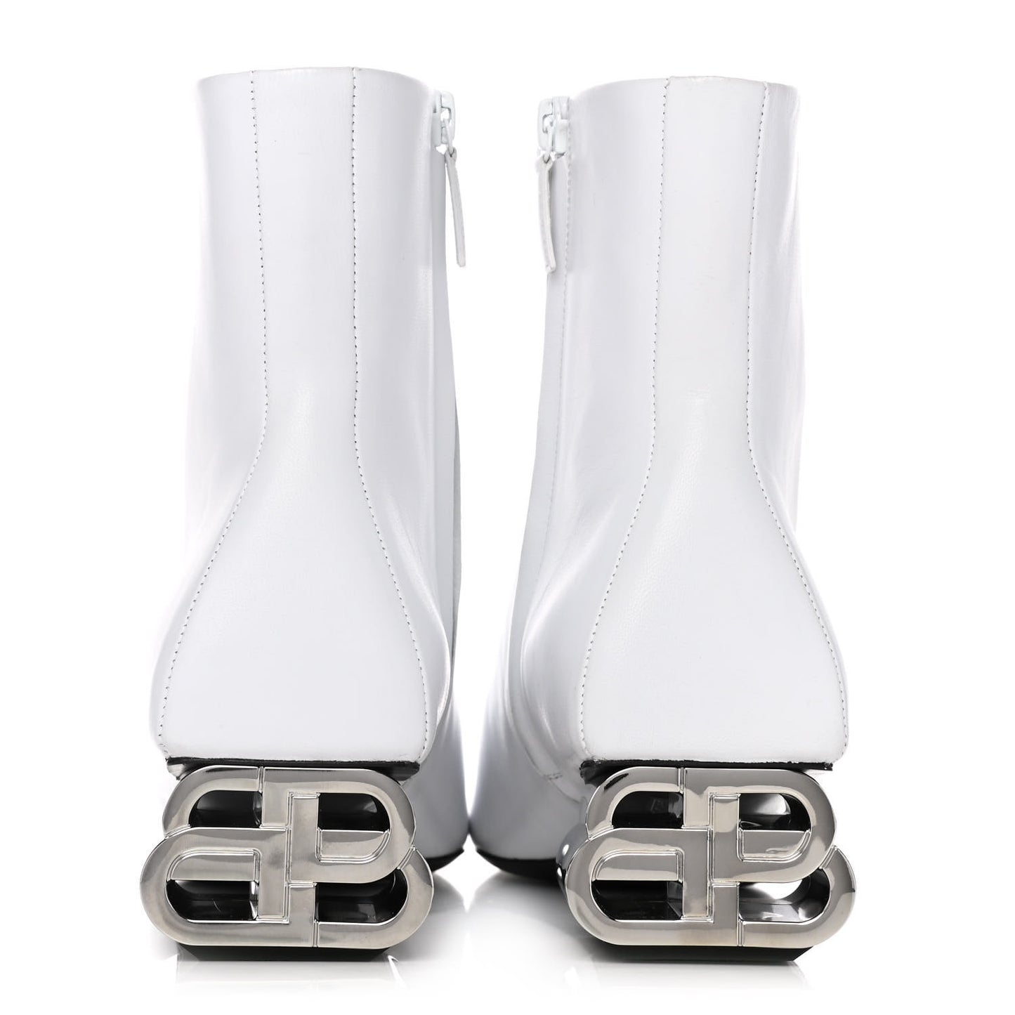 Sheepskin Typo Ankle Booties 38.5 White