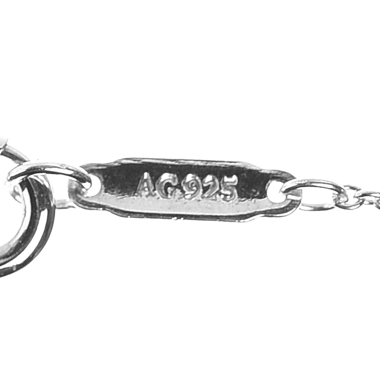 Sterling Silver Diamond 16mm Elsa Peretti Open Heart Pendant Necklace