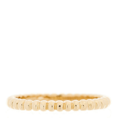 Van Cleef & Arpels 18K Yellow Gold Small Perlee Ring 52 6 3 of 5