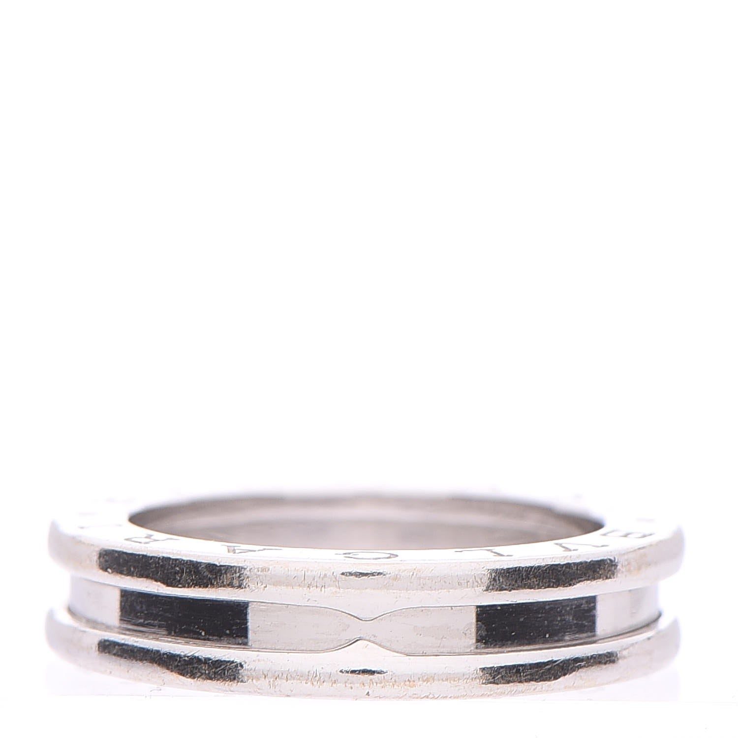 Bulgari 18K White Gold B.Zero1 Ring 52 6 1 of 6