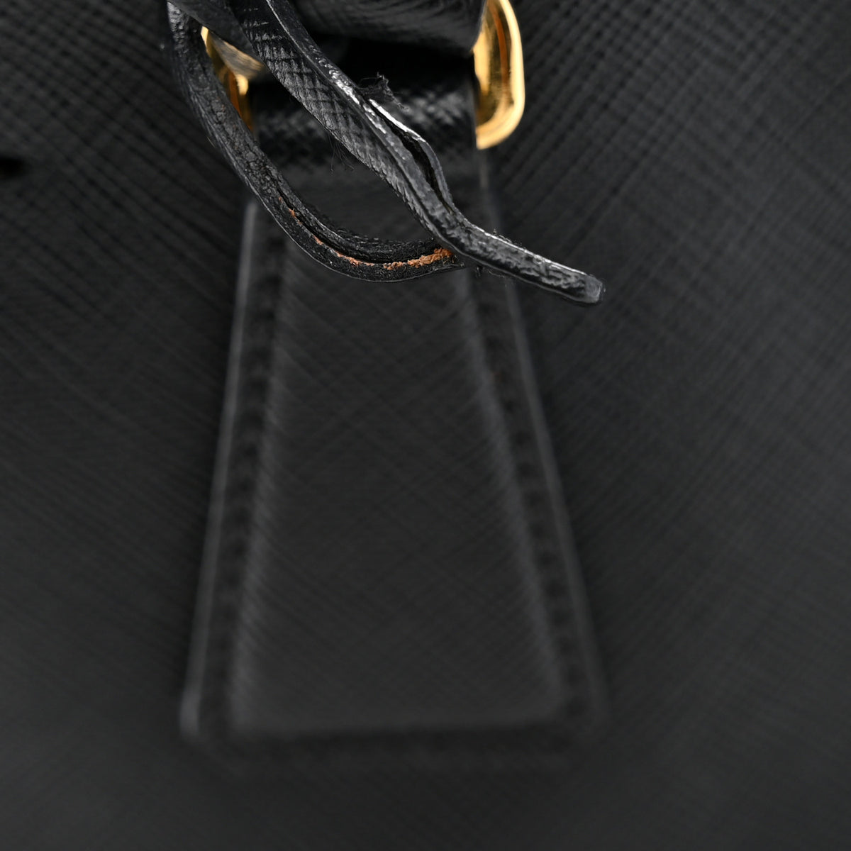 Saffiano Small Galleria Double Zip Tote Black