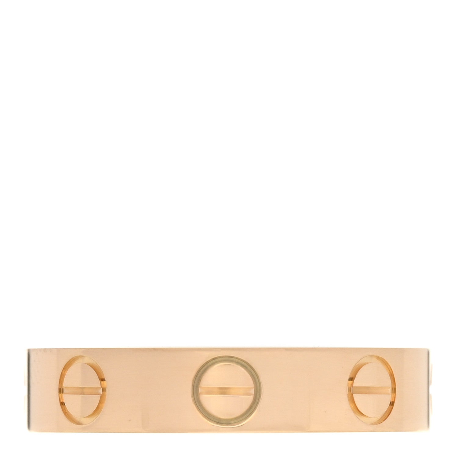 Cartier 18K Yellow Gold 3.5mm LOVE Wedding Band Ring 47 4 1 of 4