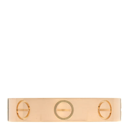 Cartier 18K Yellow Gold 3.5mm LOVE Wedding Band Ring 47 4 1 of 4