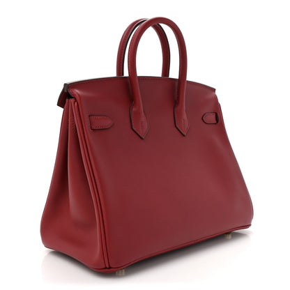 Hermes Veau Jonathan Birkin 25 Rouge Vif 3 of 10