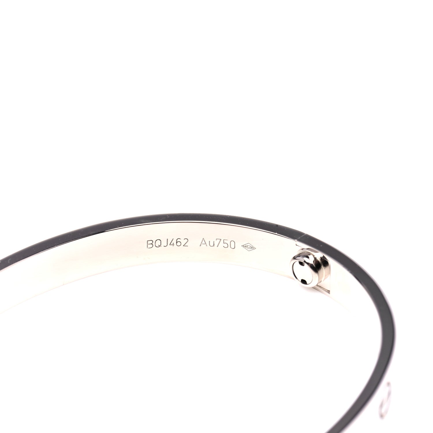 Cartier 18K White Gold LOVE Bracelet 18 6 of 8