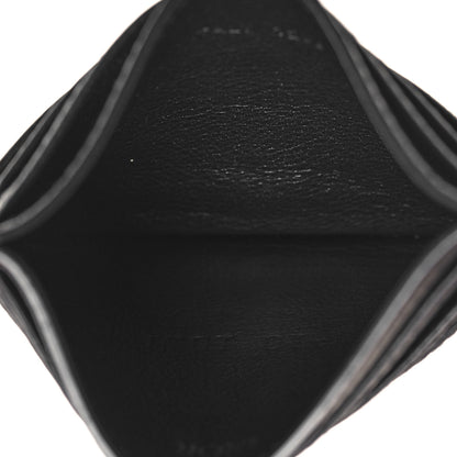 Christian Dior HOMME Grained Calfskin CD Icon Card Holder Black 5 of 7