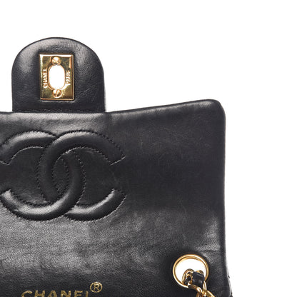 Chanel Lambskin Quilted Mini Square Flap Black 11 of 16