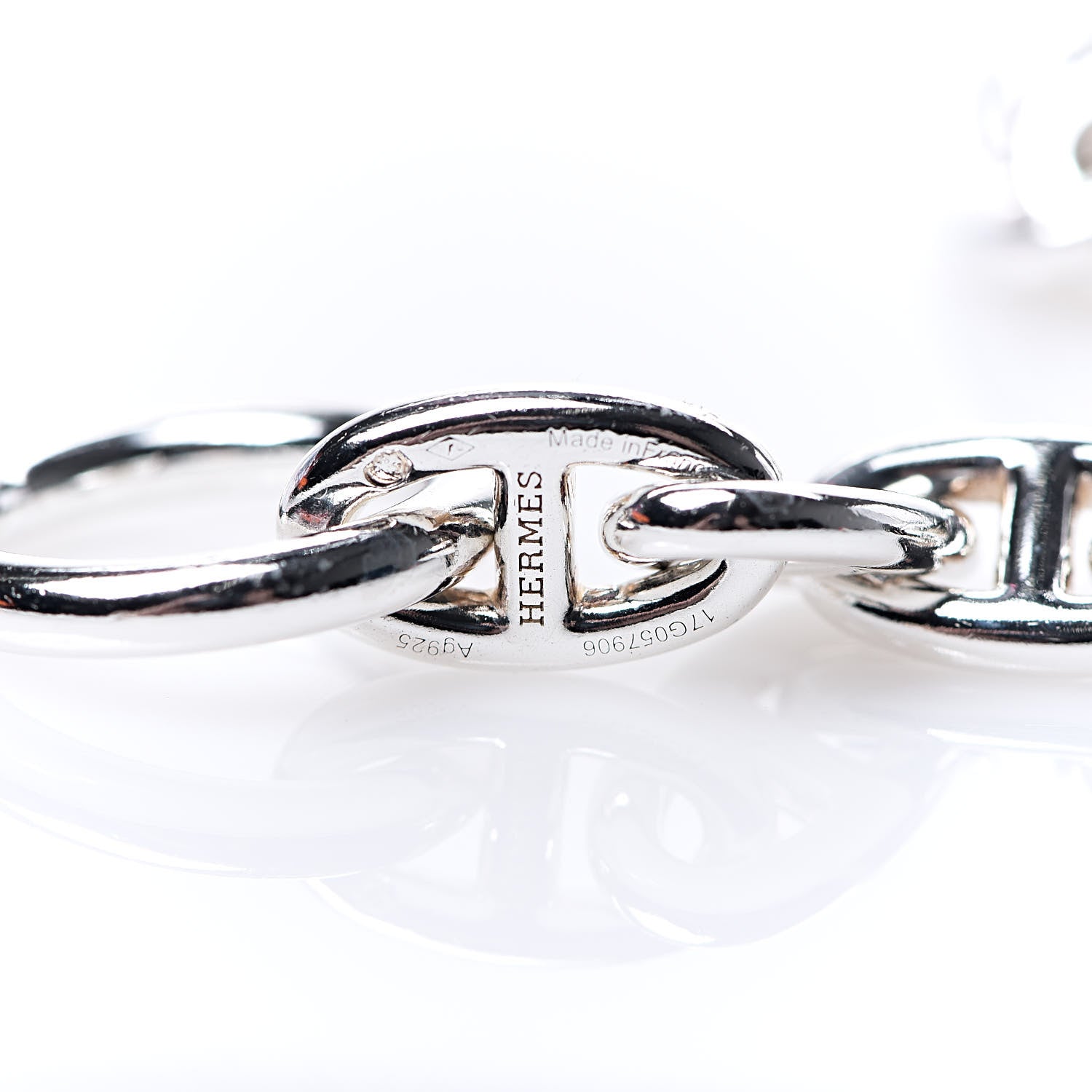 Hermes Sterling Silver PM Chaine D'Ancre Bracelet 3 of 6
