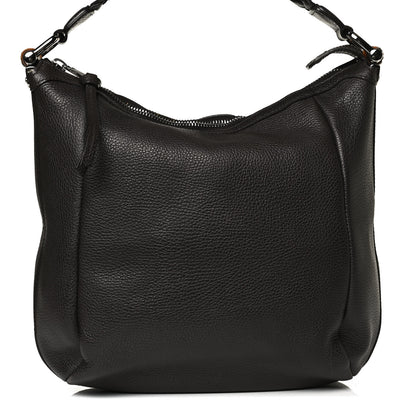 Gucci Grained Calfskin Bamboo Bar Hobo Dark Brown 17 of 37