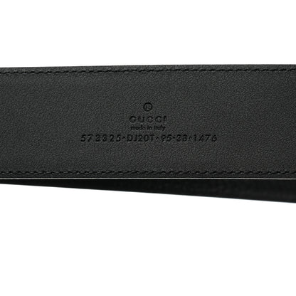 Gucci Textured Dollar Calfskin 40mm Belt 95 38 Black 6 of 6