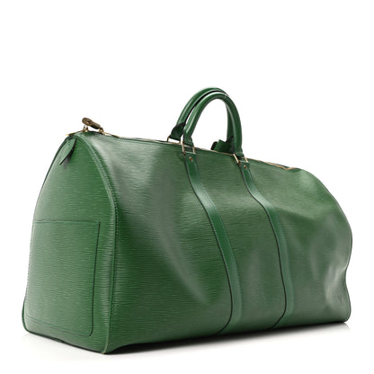 Louis Vuitton Epi Keepall 55 Borneo 2 of 8