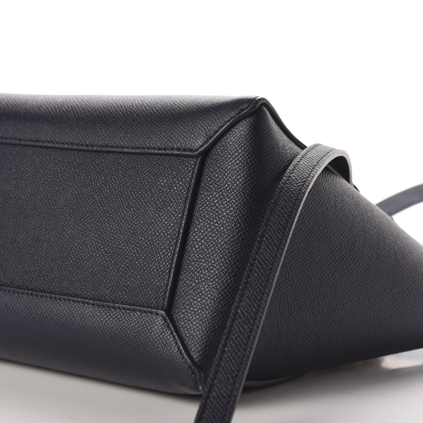 Baby Grained Calfskin Micro Belt Bag Midnight