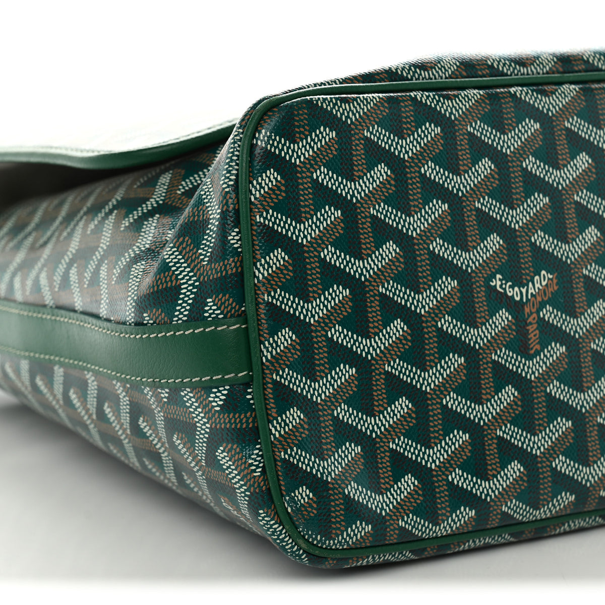 Goyard Goyardine Capetien Messenger Bag Green 8 of 11